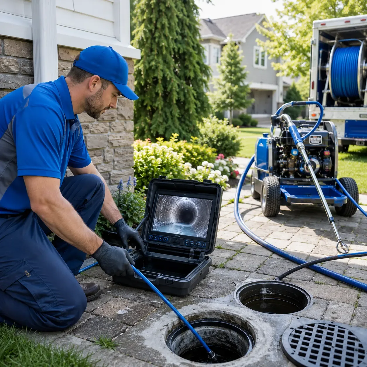 Outdoor drain cleaning professionals serving Paradis, LA